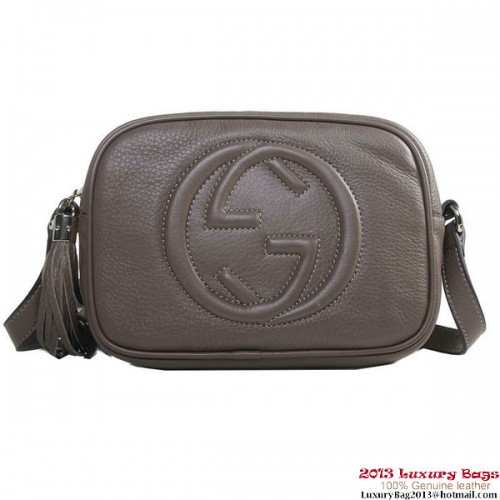 Gucci 308364 A7M0G 5311 Sac Disco en Cuir Soho Lilas