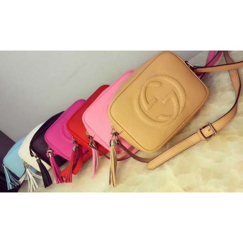 Gucci 308364 Sac Disco en Cuir de Veau Soho