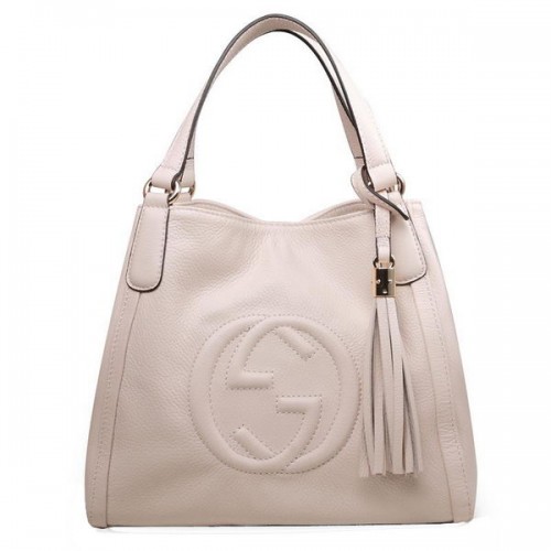 Gucci 336751 Sac à bandoulière en cuir Soho blanc