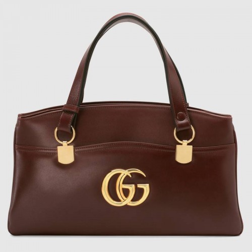 Gucci Arli grand sac à poignée supérieure 550130 Bordeaux