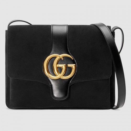 Gucci Arli sac à bandoulière moyen 550126 noir