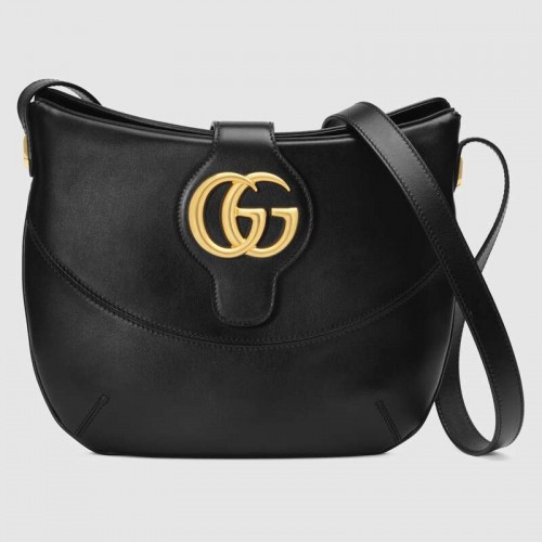 Gucci Arli sac à bandoulière moyen 568857 Noir