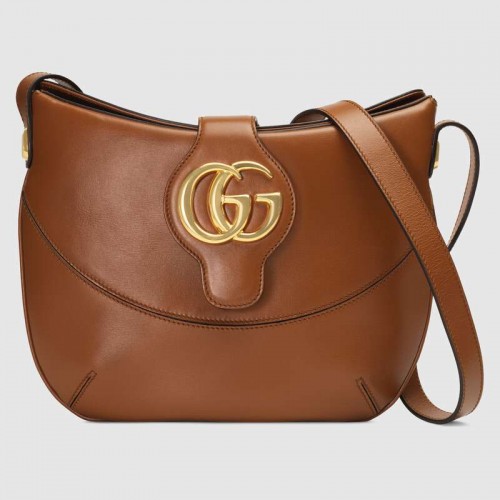 Gucci Arli sac à bandoulière moyen 568857 Marron clair