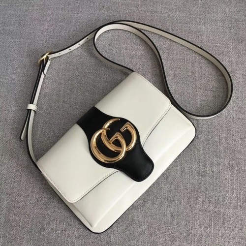 Gucci Arli petit sac à bandoulière 550129 Blanc&noir