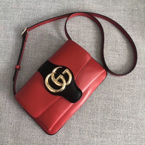 Gucci Arli petit sac à bandoulière 550129 rouge et noir