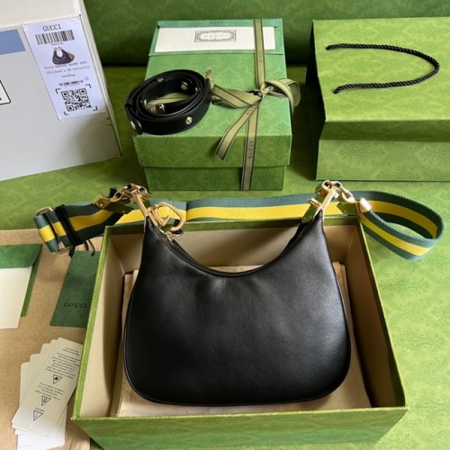 Gucci Attache petit sac à bandoulière 699409 noir