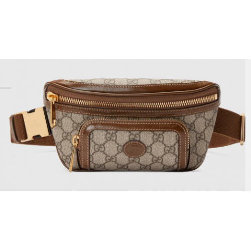 Gucci Sac ceinture avec Interlocking G 682933 marron
