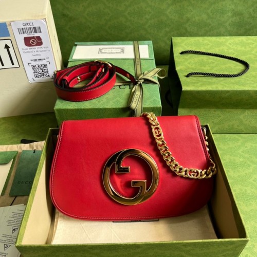 Gucci sac à bandoulière Blondie 699268 rouge