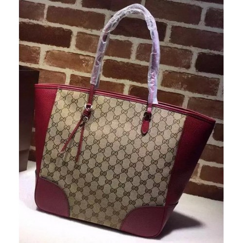 Gucci Bree Original GG Canvas Tote Bag 323671 Bordeaux