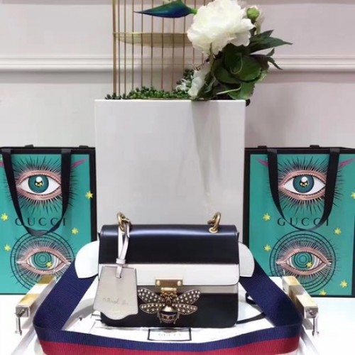 Gucci Broadway Mini sac en cuir 476542 Noir