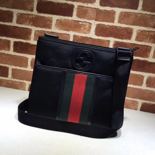 Gucci Canvas Messenger Bag 181067 noir