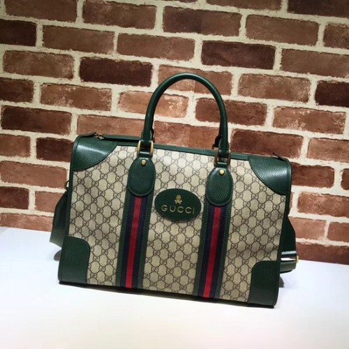 Sac de sport Gucci Courrier souple GG Supreme 459311 vert