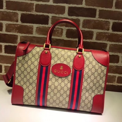 Gucci Courrier souple GG Supreme sac de sport 459311 rouge