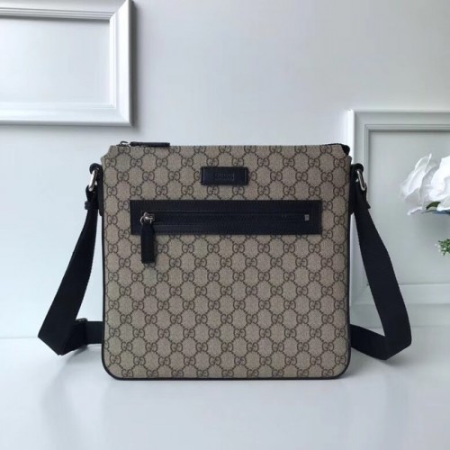 Gucci Courrier souple GG Supreme messager 406408 noir