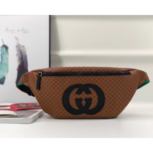 Gucci-Dapper Dan original sac ceinture 536416 marron