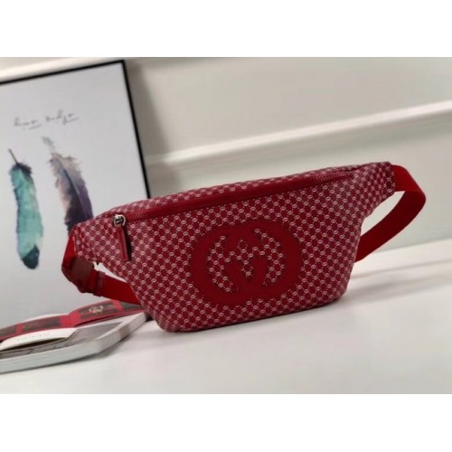 Gucci-Dapper Dan original sac ceinture 536416 rouge