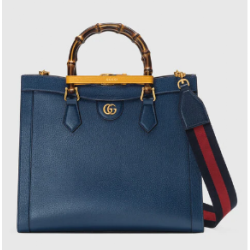 Gucci Sac cabas moyen Diana 678842 Bleu roi