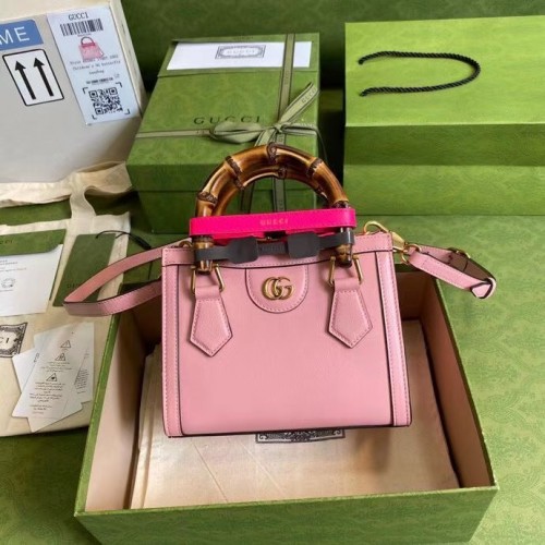 Gucci mini sac fourre-tout Diana 655661 rose