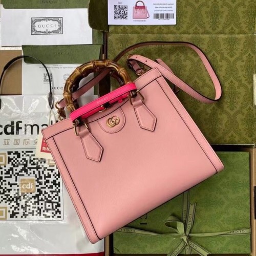 Gucci Diana petit sac fourre-tout 660195 rose