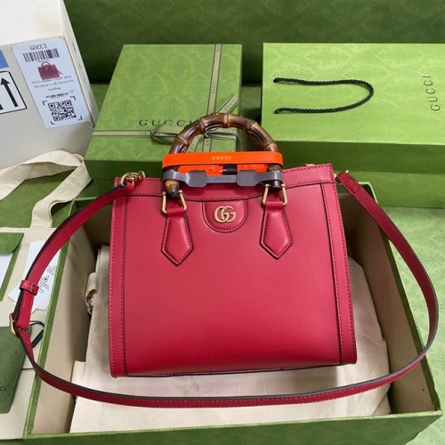 Gucci Diana petit sac fourre-tout 660195 rouge