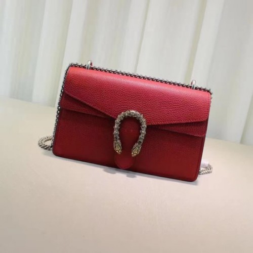 Gucci Dionysus Blooms Sac à bandoulière en cuir 400249 Rouge