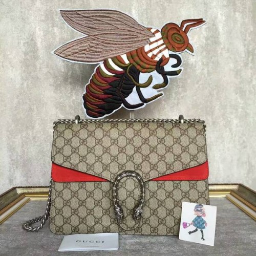 Gucci Dionysus GG Sac à bandoulière en toile 403348 Rouge