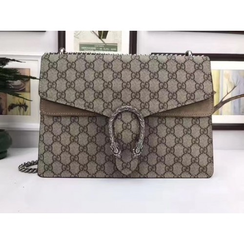 Gucci Dionysus GG Supreme Sac à bandoulière en toile 403348 Kaki