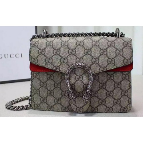 Gucci Dionysus GG Supreme Sac à bandoulière 421970 Rouge