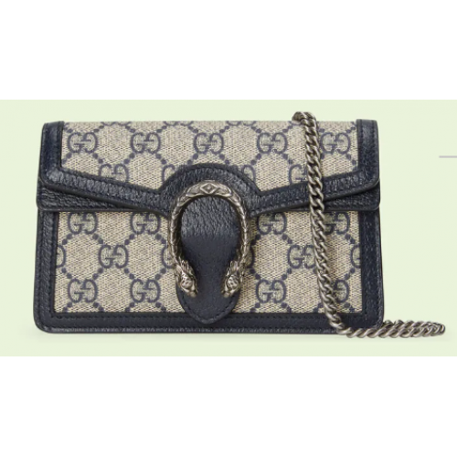 Gucci Dionysus GG super mini sac 476432 Bleu