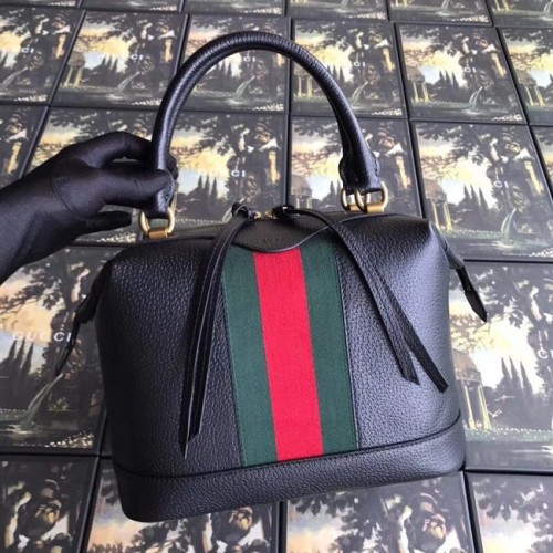 Gucci Sac fourre-tout en cuir de veau GG de qualité supérieure 523433 noir