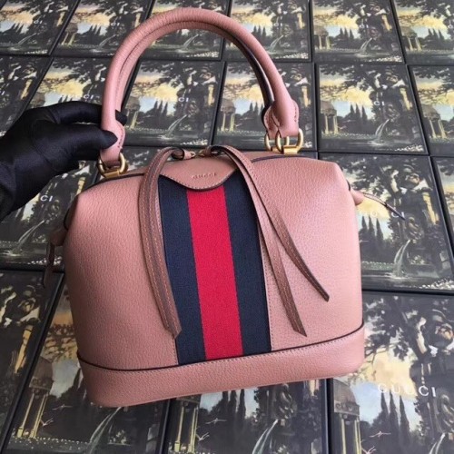 Gucci Sac fourre-tout en cuir de veau GG de qualité supérieure 523433 rose