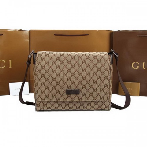 Gucci GG Canvas Petit sac messager 146236 Abricot