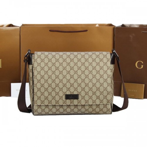 Gucci GG Canvas Petit sac messager 146236 Marron