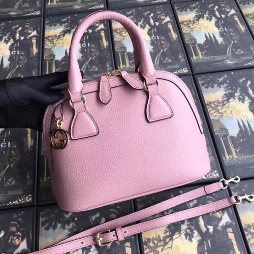 Gucci GG Sac fourre-tout en cuir 449661 rose
