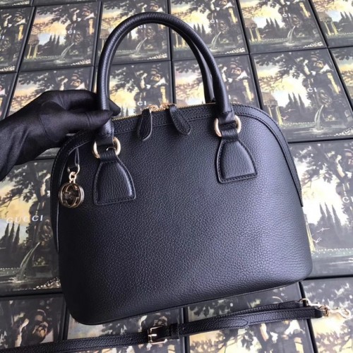 Gucci GG Sac fourre-tout en cuir 449662 noir