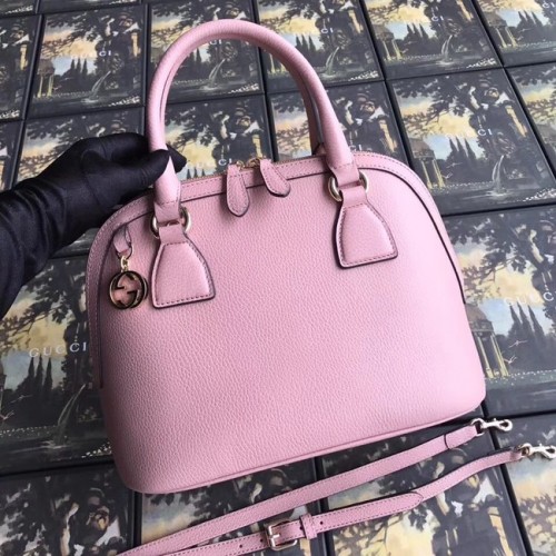 Gucci GG Sac fourre-tout en cuir 449662 rose