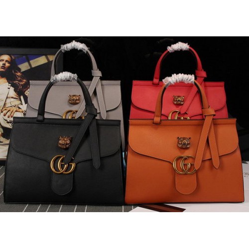 Gucci GG Marmont Sac fourre-tout en cuir 409155