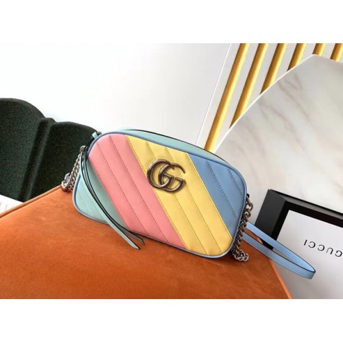 Gucci GG Marmont Matelasse Sac à bandoulière 447632 Multicolore
