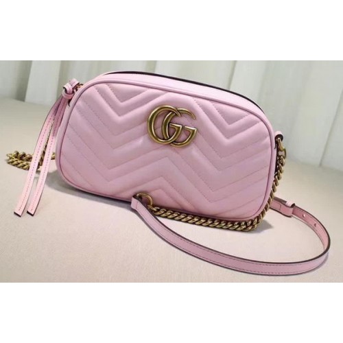 Gucci GG Marmont Matelasse Sac à bandoulière 447632 Rose