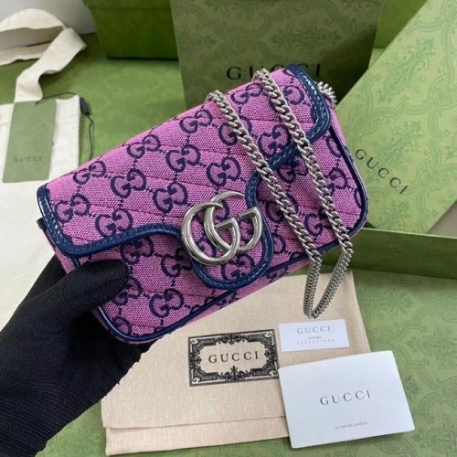 Gucci GG Marmont Multicolor super mini sac 476433 rose