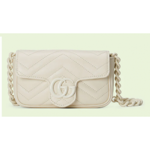 Gucci GG Marmont sac ceinture 699757 blanc