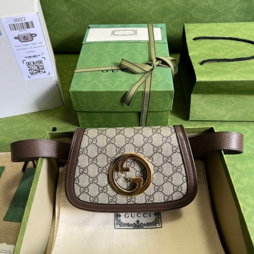 Gucci sac ceinture GG Marmont 703807 marron
