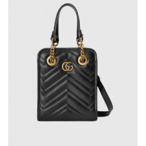 Gucci GG Marmont matelasse mini sac 696123 noir