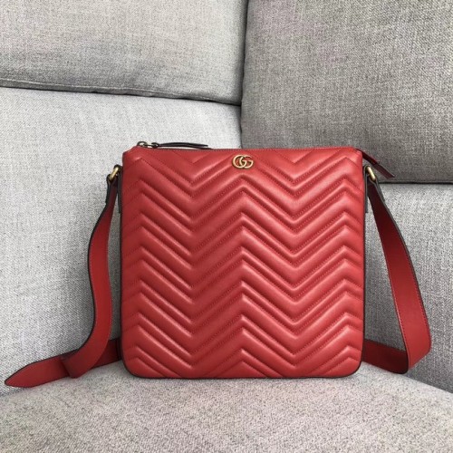Gucci GG Marmont sac messager 523369 rouge