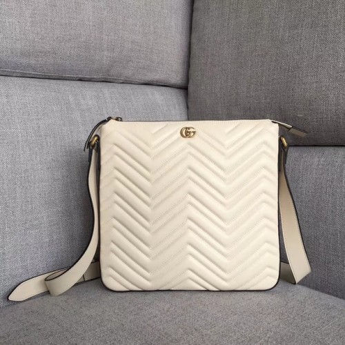 Gucci GG Marmont sac messager 523369 blanc