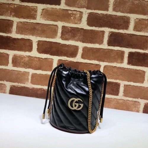 Gucci GG Marmont mini sac seau A575163 noir