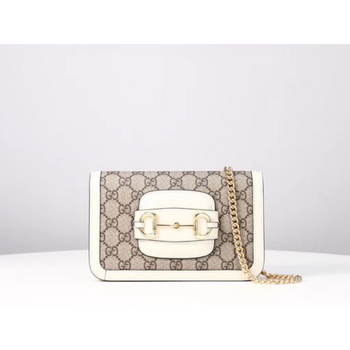 Gucci GG Marmont mini sac à bandoulière 600663 blanc
