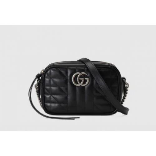 Gucci GG Marmont mini sac à bandoulière 634936 noir