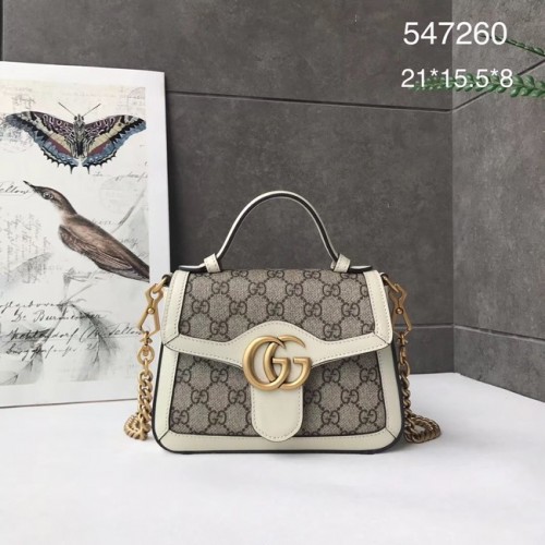 Gucci GG Marmont mini sac à main 547260 blanc