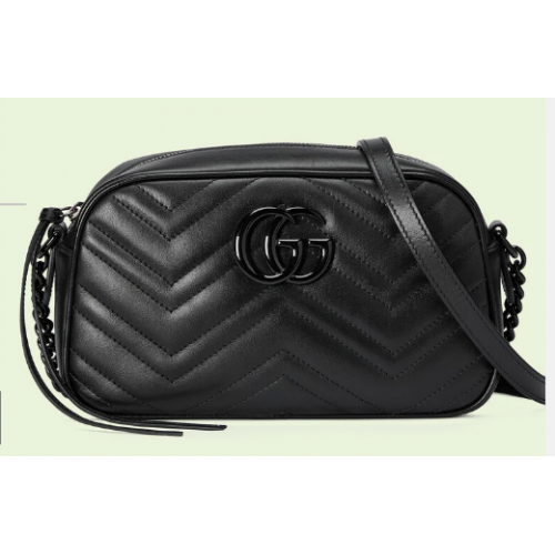 Gucci GG Marmont petit sac à bandoulière 447632 noir